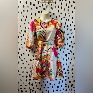 NWOT LaRoque Colorful Patterned Dress